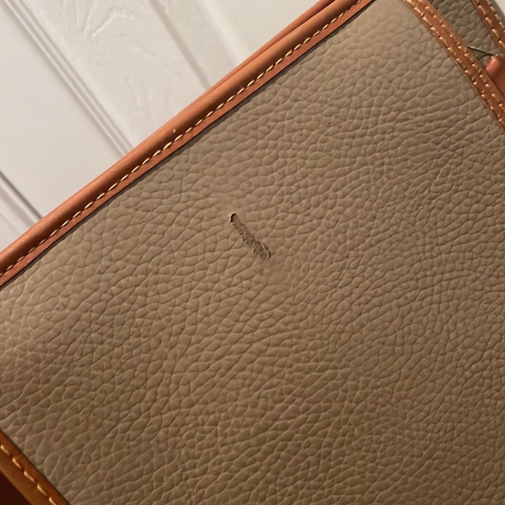 💼Vintage Dooney & Bourke Pebbled Leather Briefcase Unisex - Picture 14 of 16